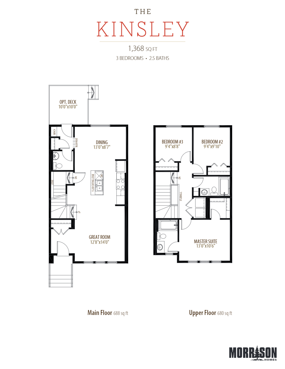 Livingston Morrison Homes Kinsley Floor Plans and Pricing