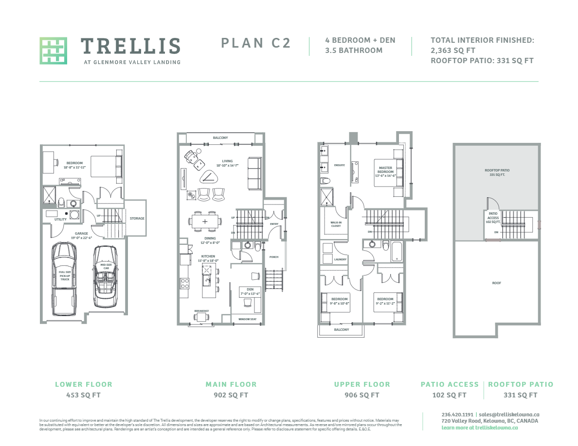 TRELLIS C2 Floor Plan, Kelowna BC Livabl