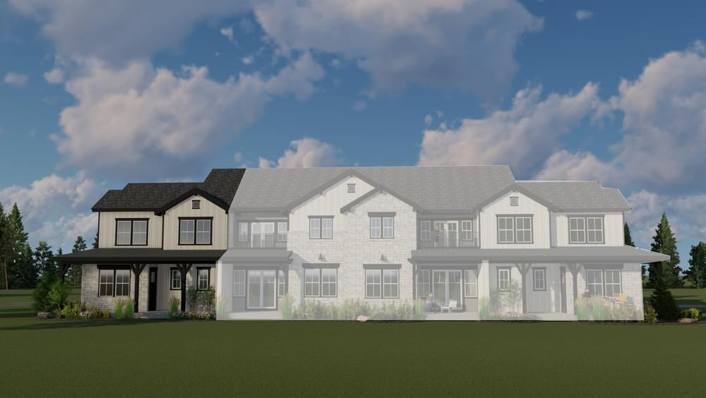 Silverdale floor plan at Harmony Townhomes in Timnath, CO