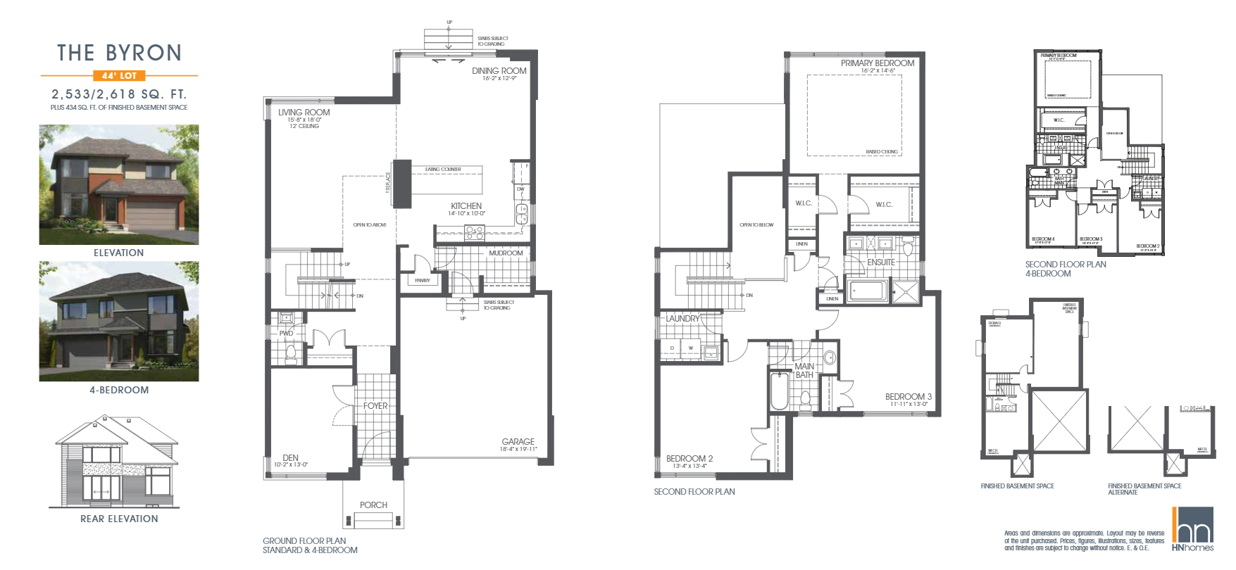 Riverside South (HN Homes) The Byron Floor Plan, Ottawa ON Livabl