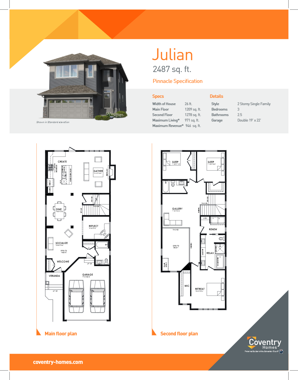 Laurel Crossing Julian Floor Plans and Pricing