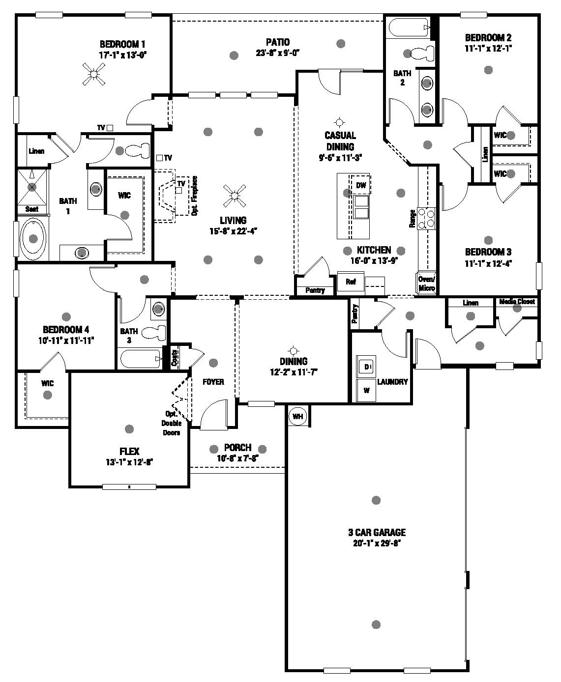 Pebble Creek at River Landing 508 River Heights Drive Floor Plans