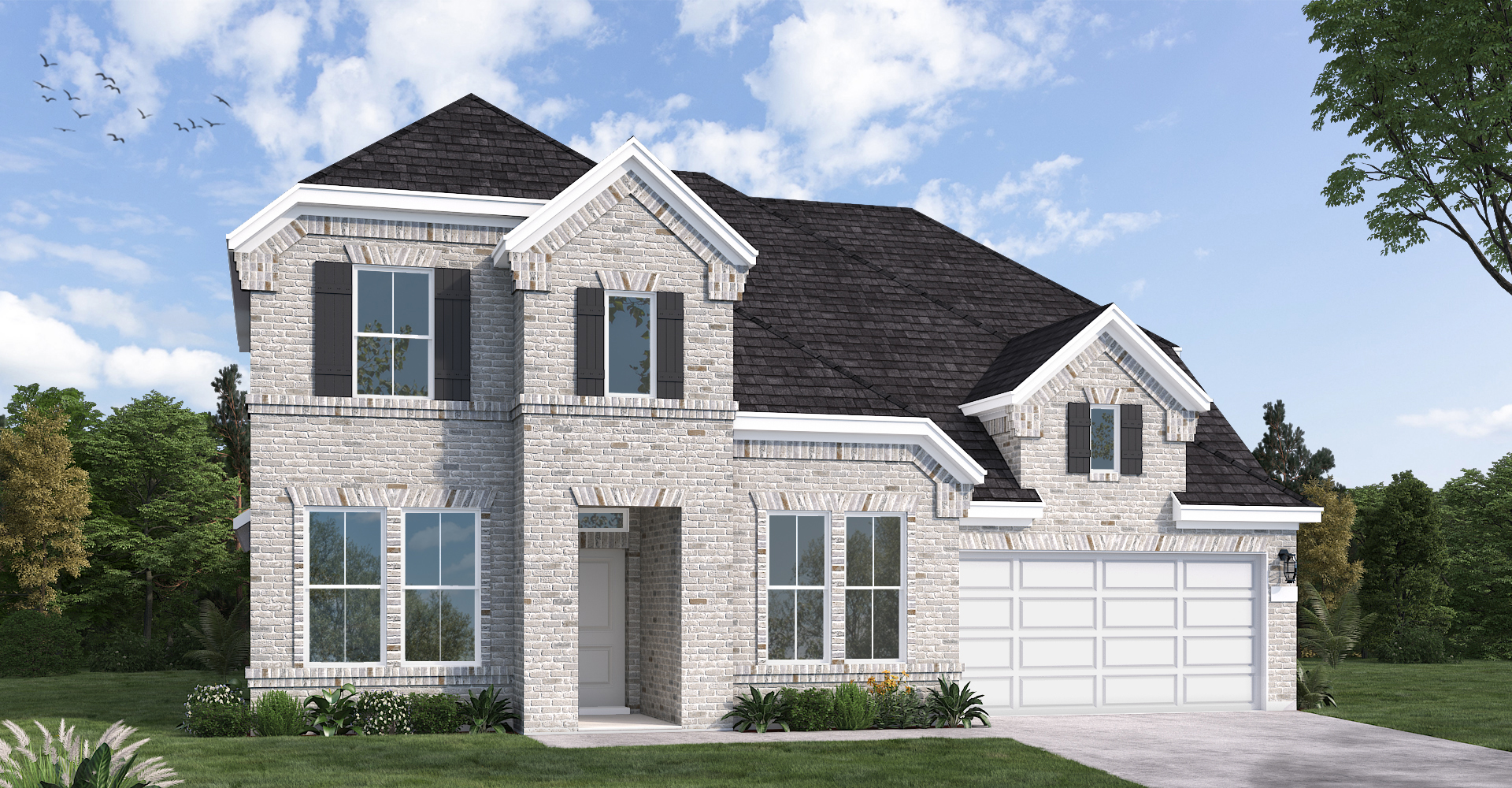 Giddings floor plan at Enclave at Longwood in Northwest Harris, TX