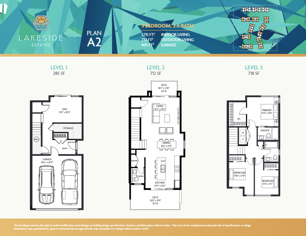 Lakeside Estates A2 Floor Plan, Lake Country BC Livabl