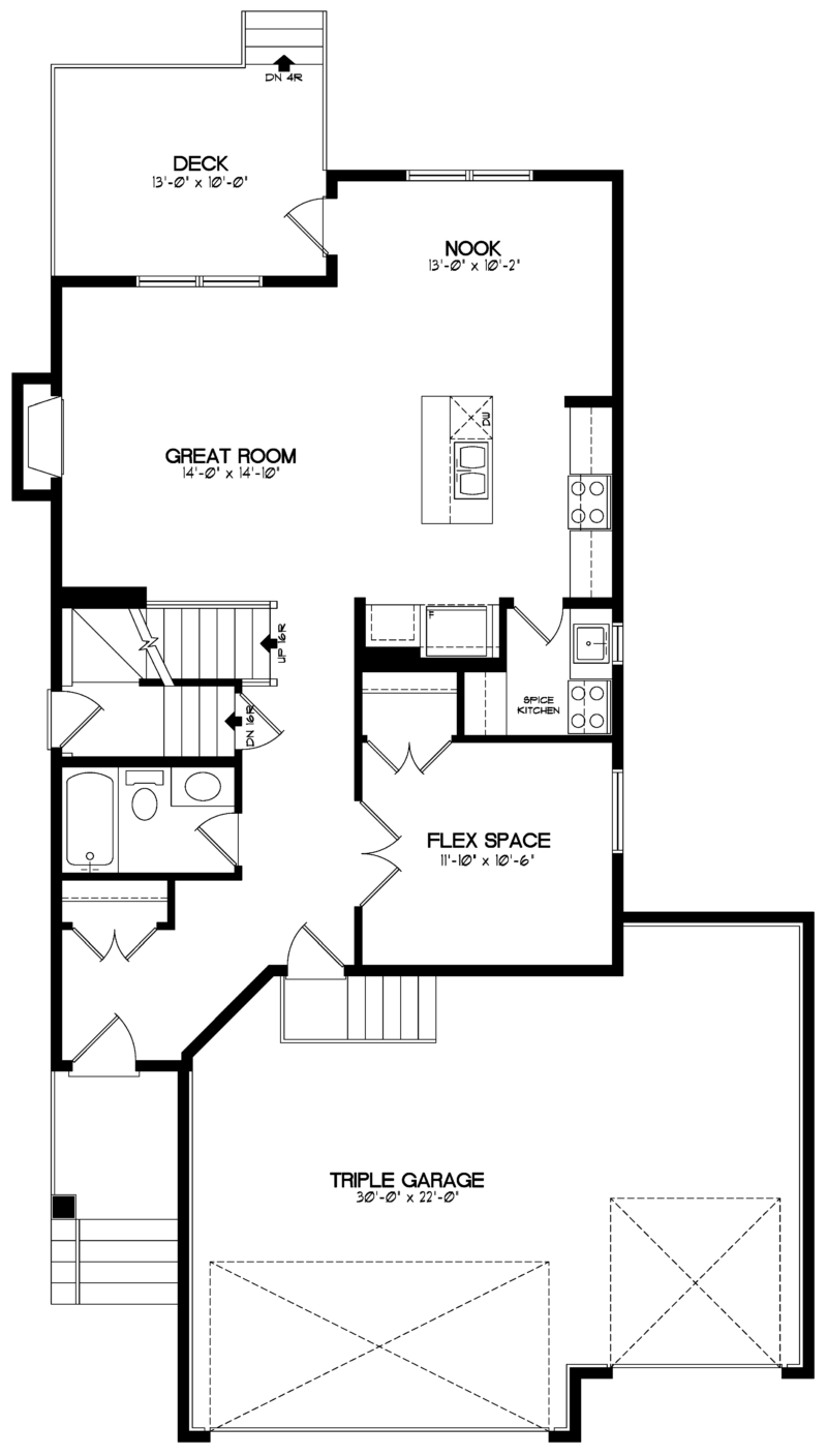 Dawson's Landing Acacia Floor Plan, Chestermere AB Livabl