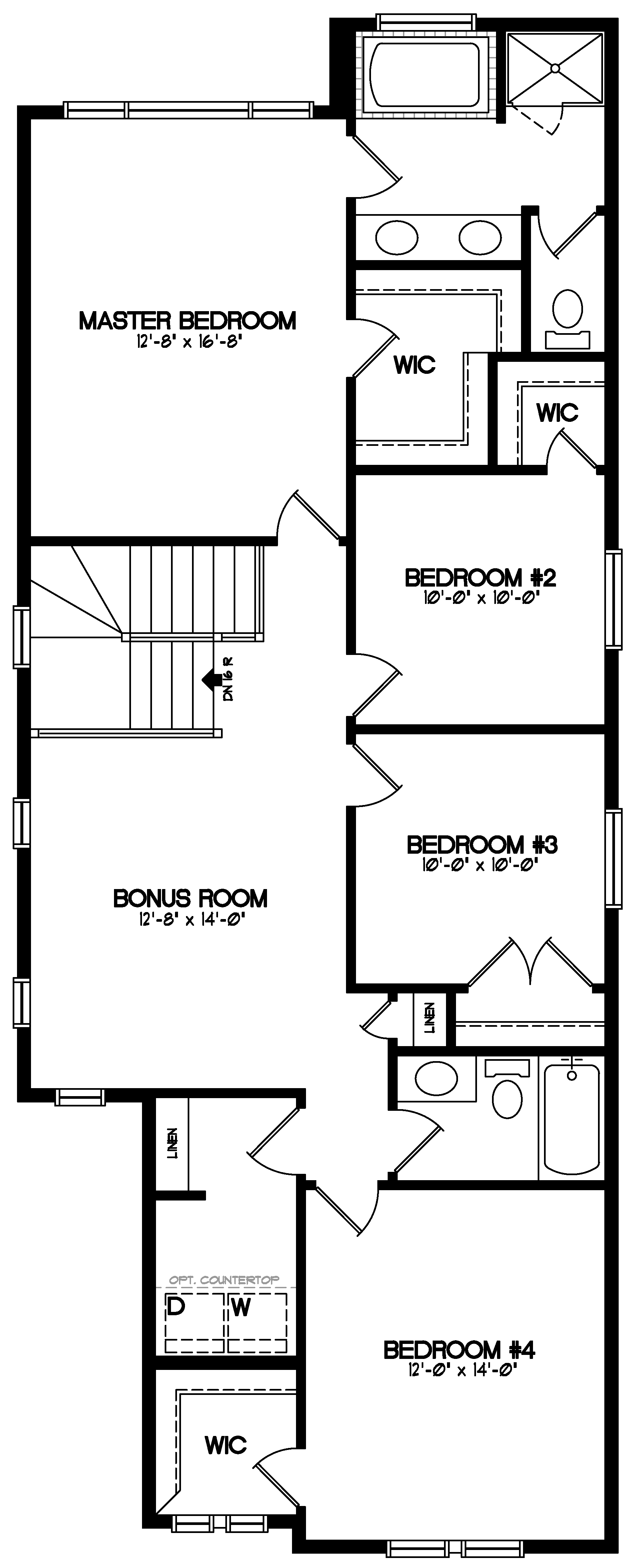 Savoy floor plan at Dawson's Landing in Chestermere, AB