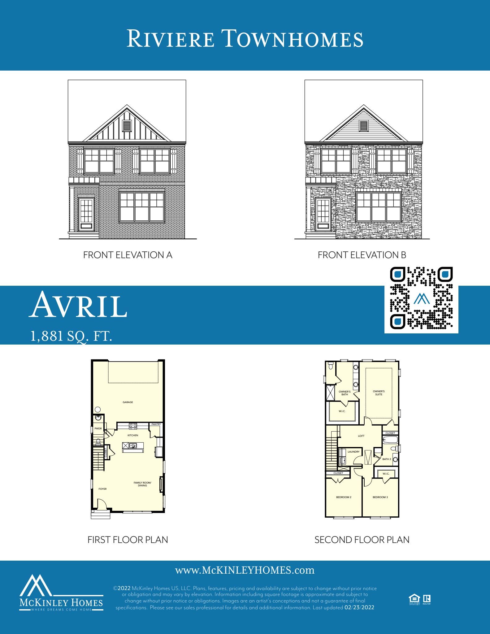 Riviere Avril Floor Plan, Duluth GA Livabl