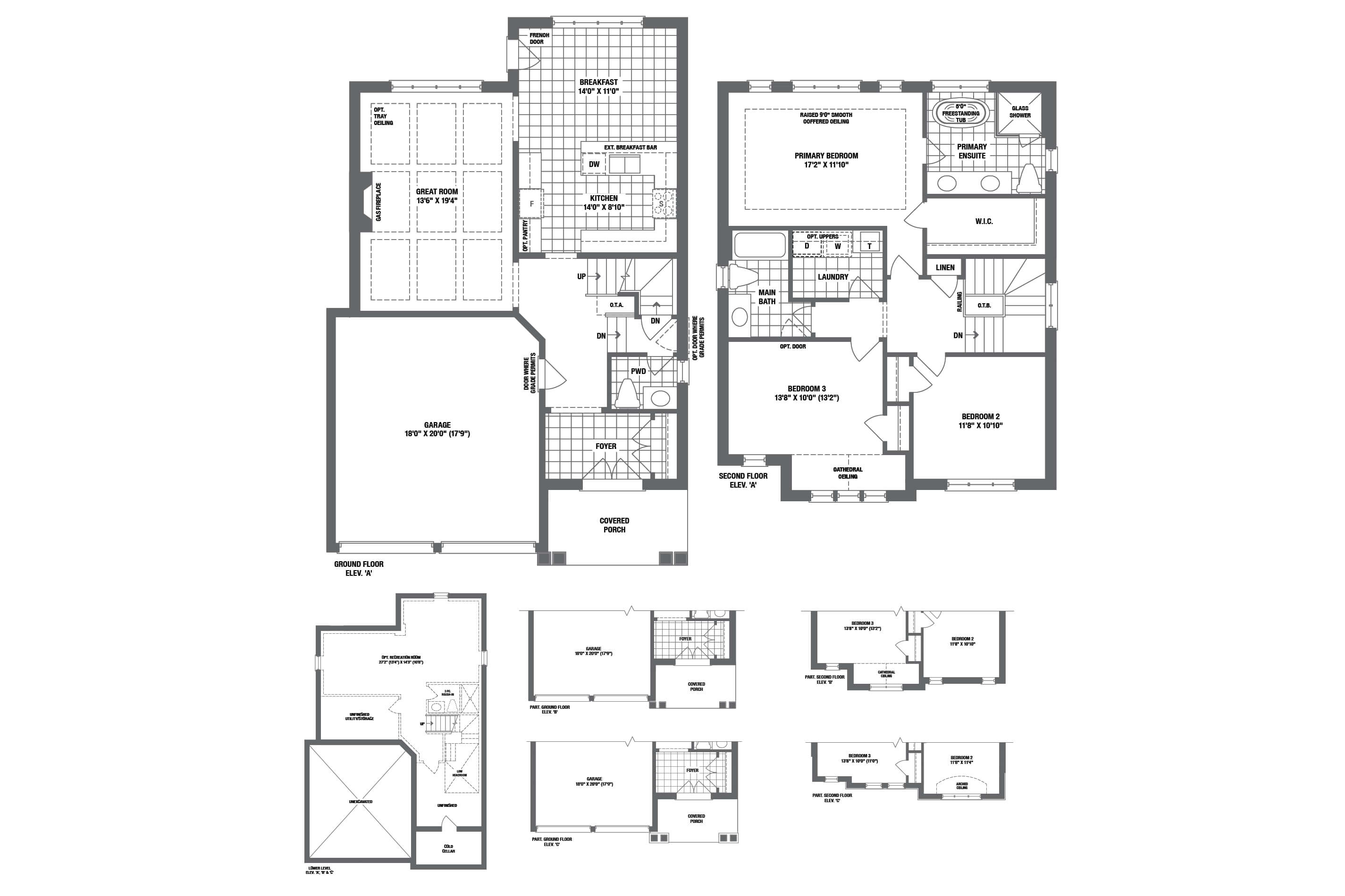 Mayfield Collection Boltonmill Elev. B Floor Plan, Town Of Caledon ON Livabl