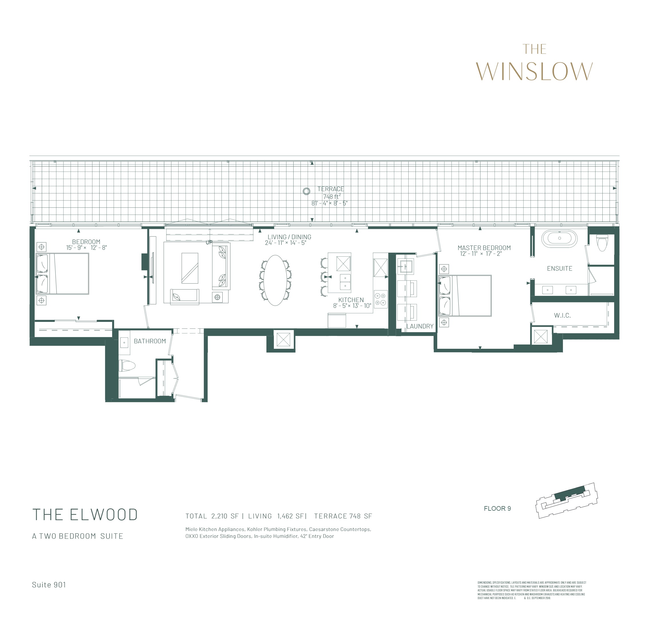The Winslow The Elwood Floor Plan, Toronto ON Livabl