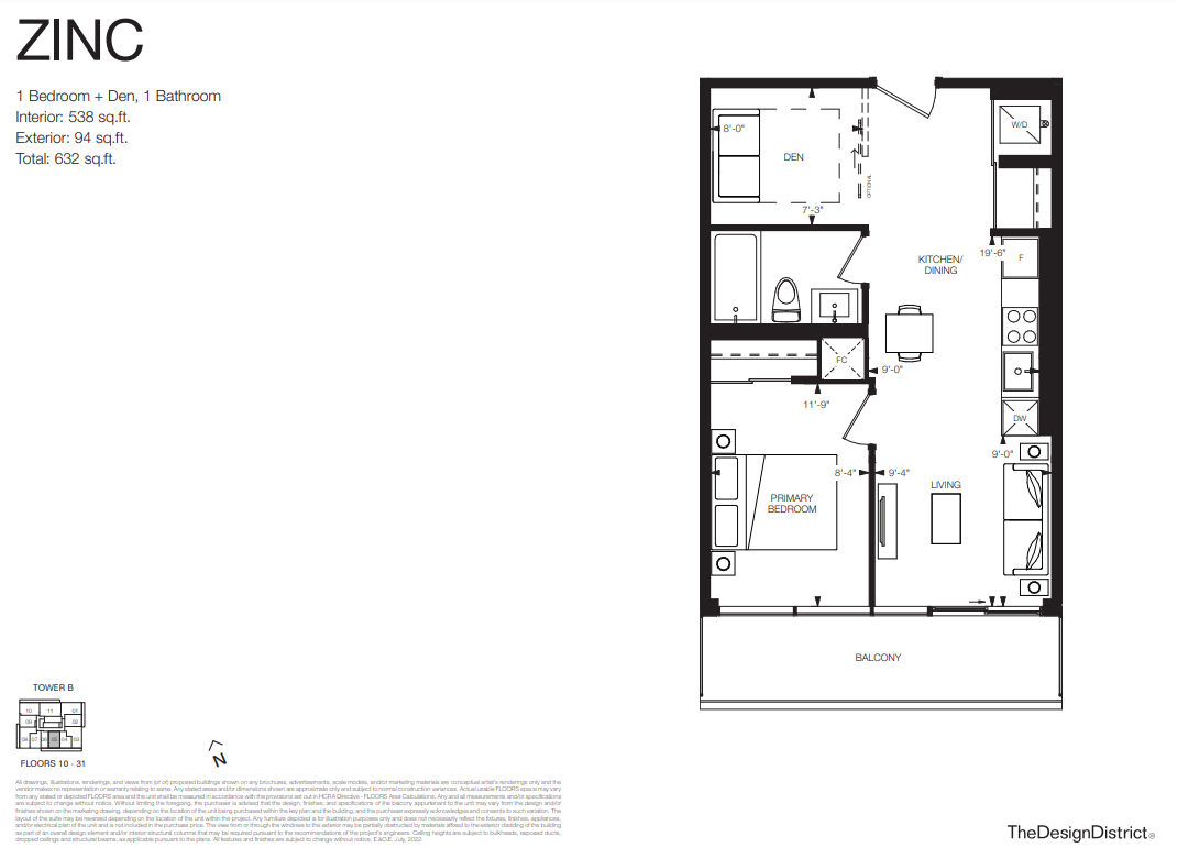 The Design District ZINC Floor Plans and Pricing