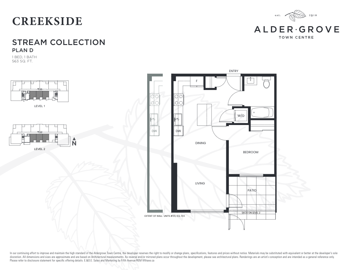 D Plan floor plan at Aldergrove Town Centre Creekside in Langley