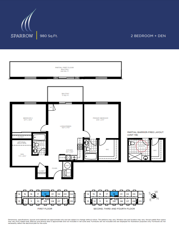 Lakeshore Pointe Condominium Sparrow Floor Plan, North Bay ON Livabl
