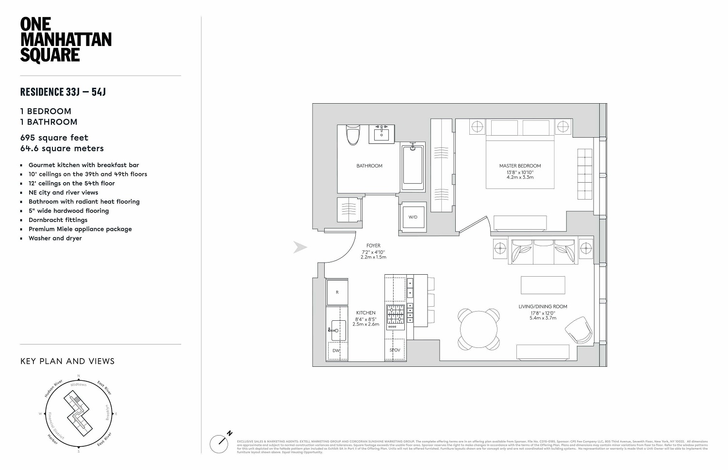 One Manhattan Square 42H Floor Plans and Pricing