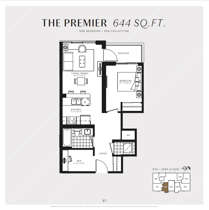 The Moderne THE PREMIER Floor Plan, Hamilton ON Livabl