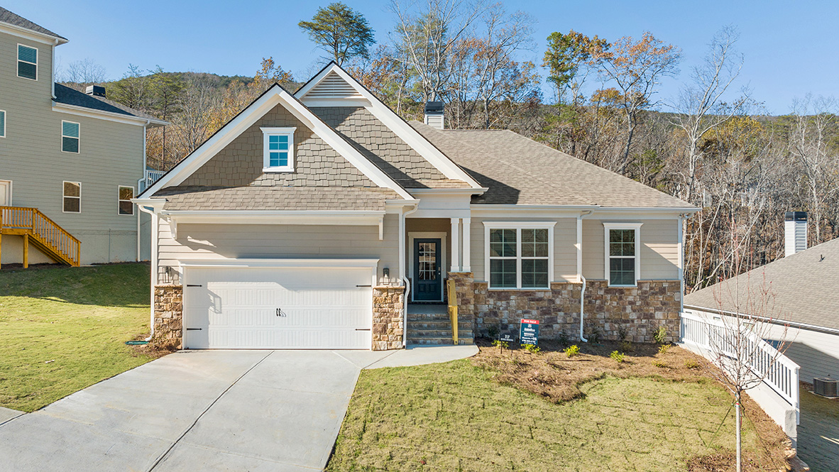 BURRIS floor plan at Lake Arrowhead in Waleska, GA