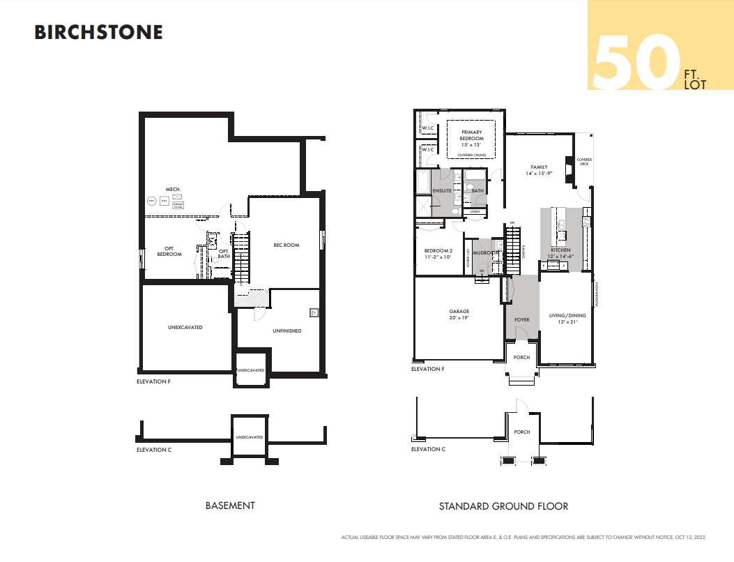 Kanata Lakes (Richcraft) Birchstone F Floor Plan, Ottawa ON Livabl