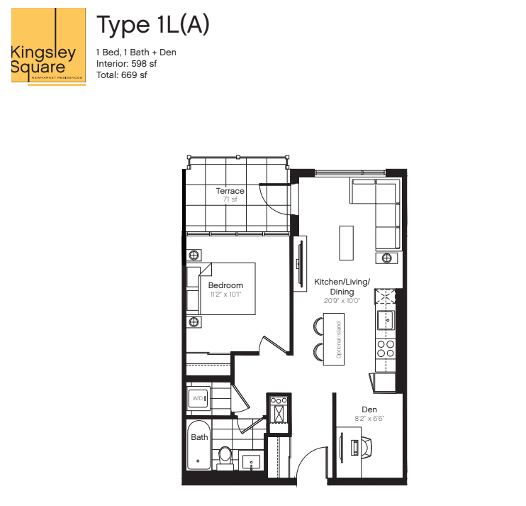 Kingsley Square 1L(A) Floor Plans and Pricing