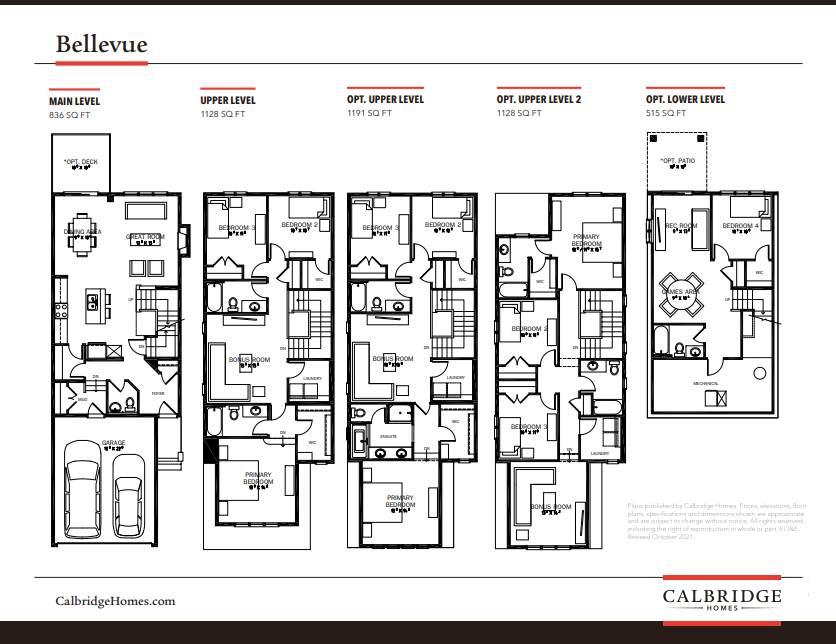 Bayview - Bellevue Floor Plan, Airdrie AB | Livabl