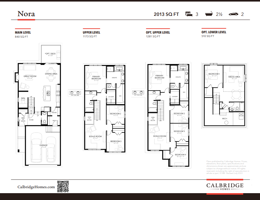 Bayview - Nora Floor Plan, Airdrie AB | Livabl