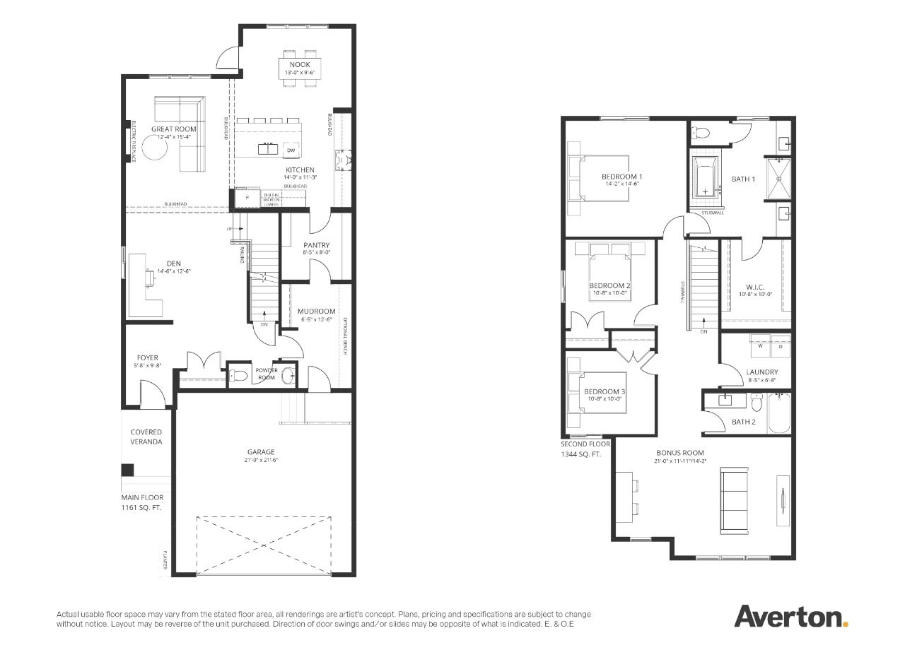 Ambleside 1403 Ainslie Wynd SW Floor Plans and Pricing