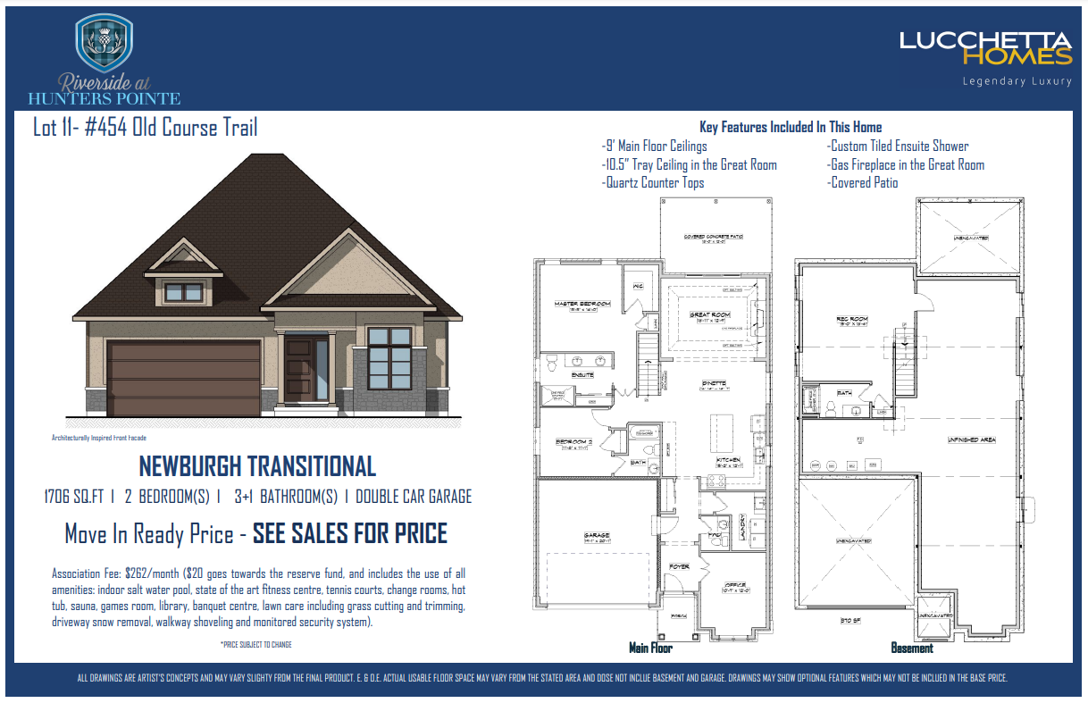Residence 454 Old Course Trail at The Residences at Hunters Pointe in