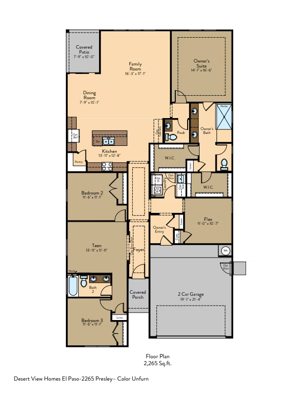 Enchanted Hills Presley Floor Plans and Pricing