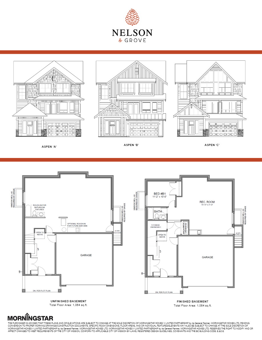 Nelson & Grove Aspen Floor Plan, Mission BC Livabl