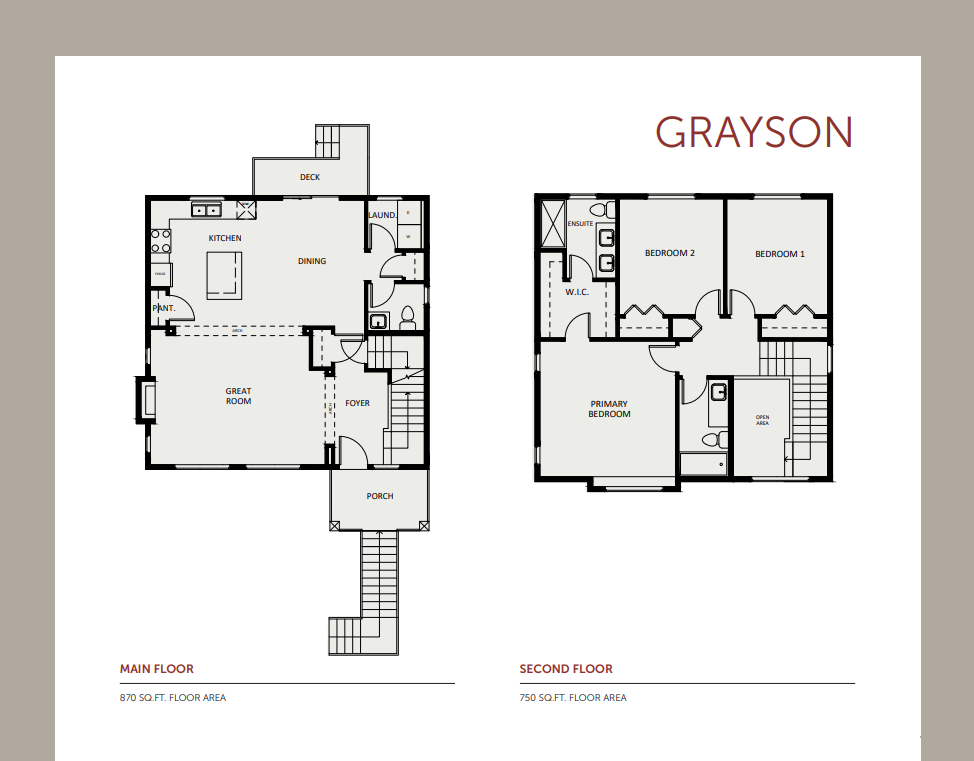 Crest GRAYSON Floor Plan, Maple Ridge BC Livabl