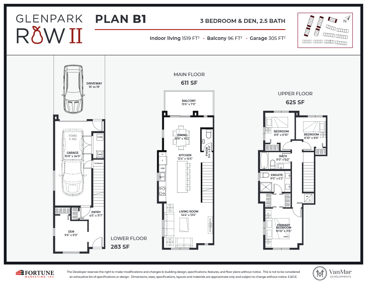 Residence 58 at Glenpark Row II in Kelowna, BC
