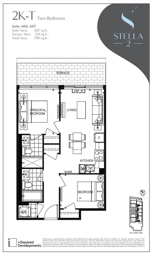 Stella 2 Condos 2KT Floor Plan, Brampton ON Livabl