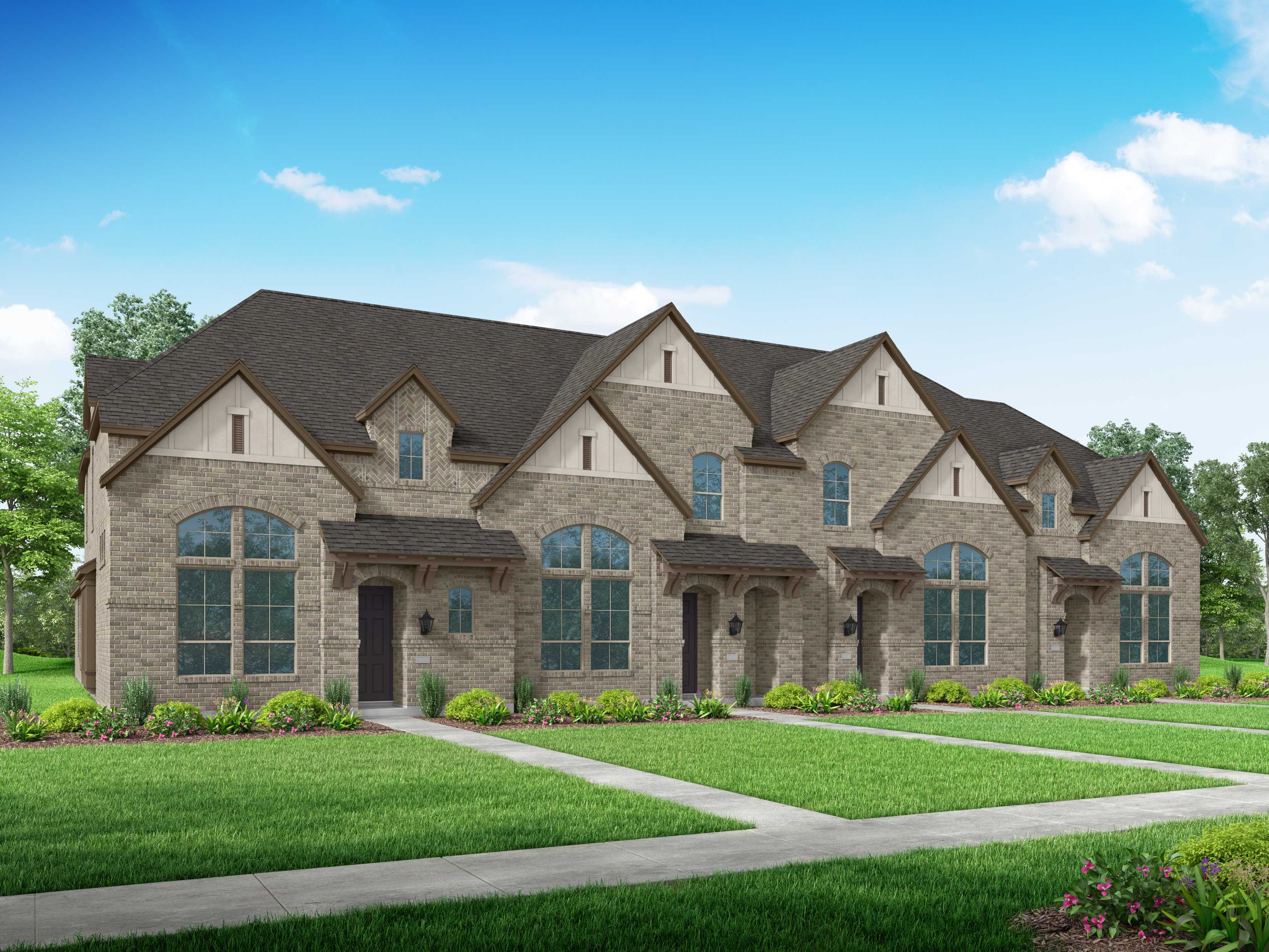 Trinity Falls Townhomes The Villas Plan Dorset Floor Plan, McKinney