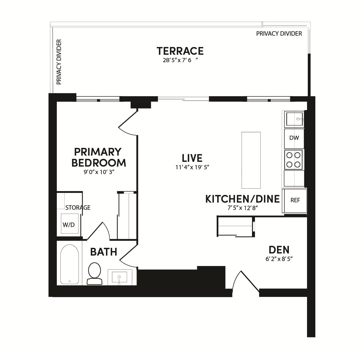 Station No. 3 Kent Floor Plan, Whitby ON Livabl