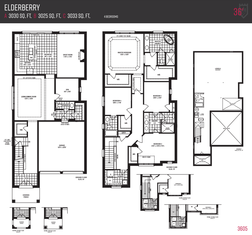 Caledon Trails ELDERBERRY B Floor Plan, Caledon ON Livabl