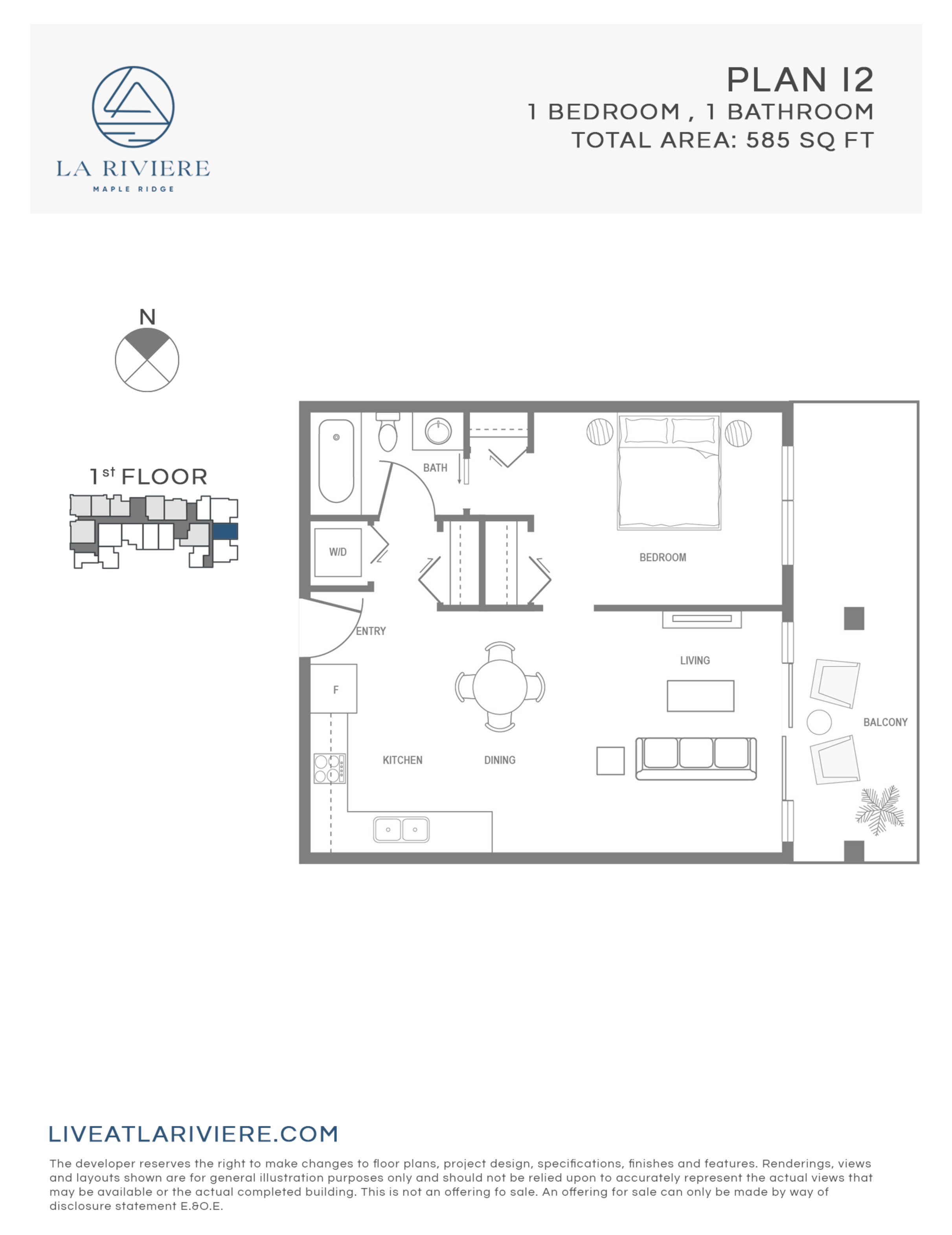 La Riviere Plan I2 Floor Plan, Maple Ridge BC Livabl