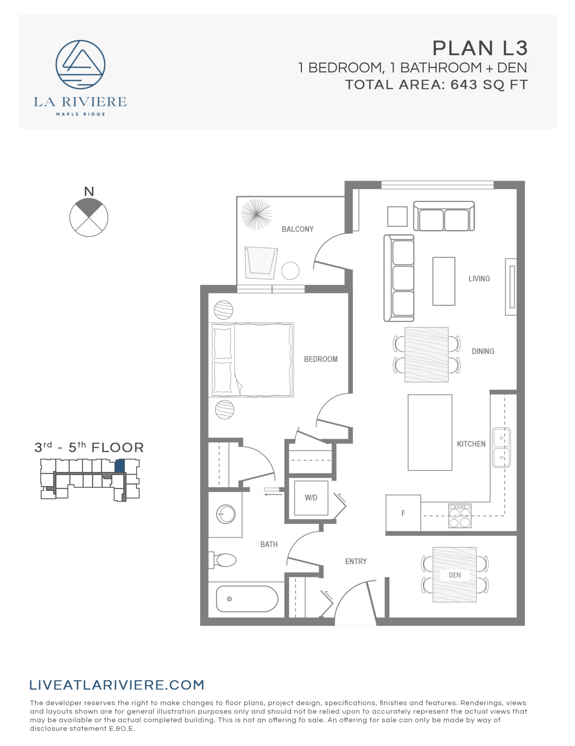 La Riviere Plan L3 Floor Plan, Maple Ridge BC Livabl