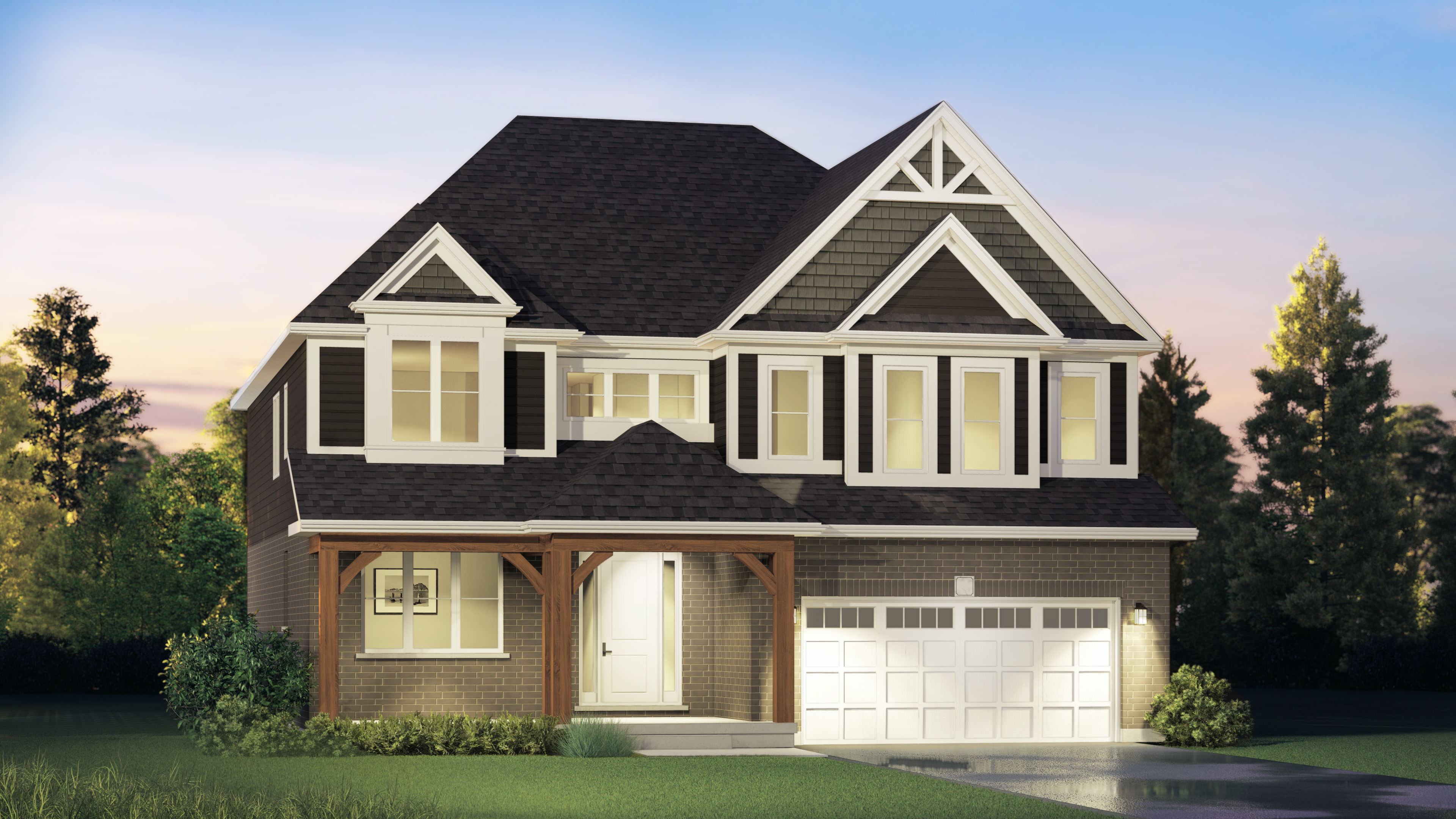 Sable Elv A floor plan at South River in Elora, ON