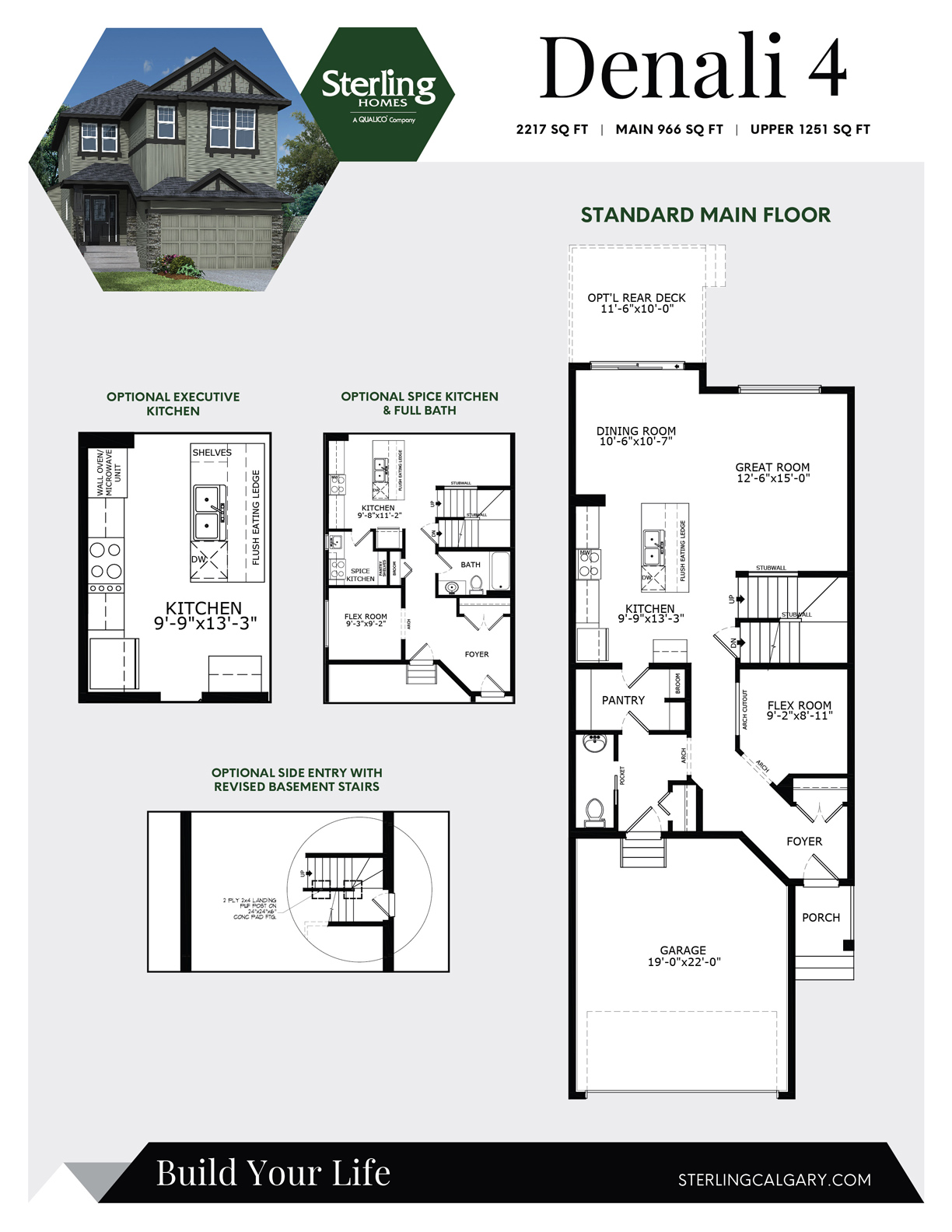 Dawson’s Landing Denali 4 Floor Plan, Chestermere AB Livabl