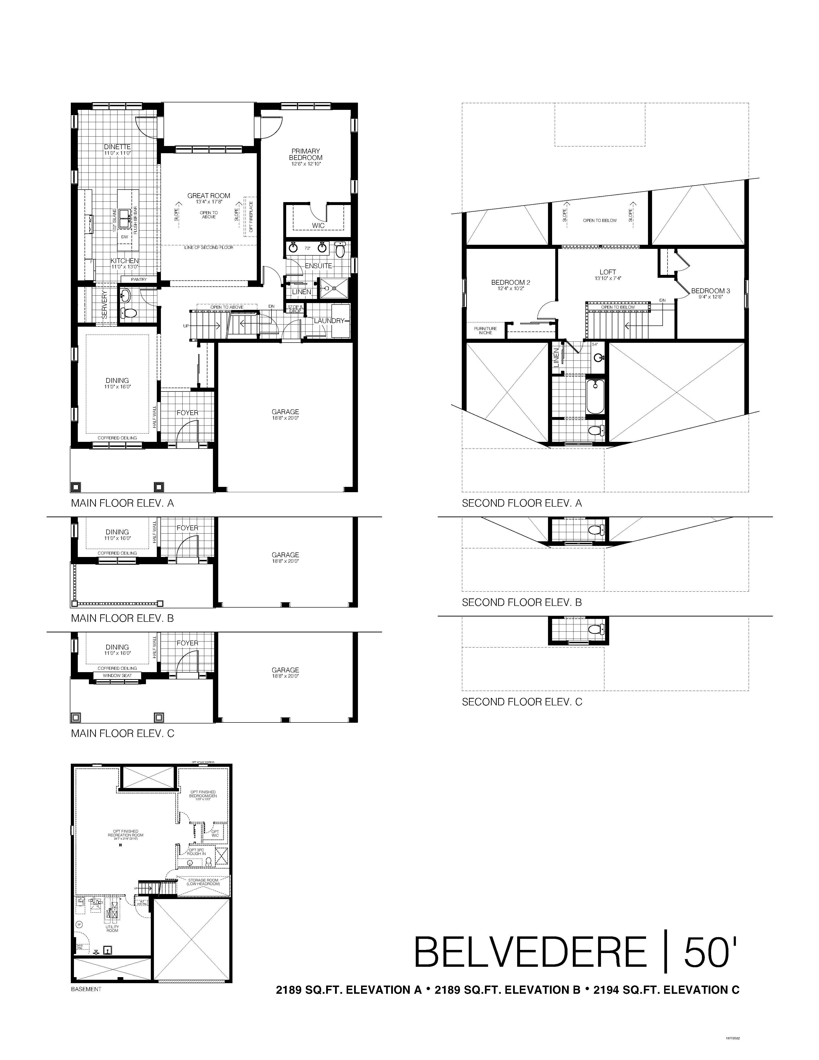 Alliston Woods Belvedere Floor Plan, Fort Erie ON Livabl