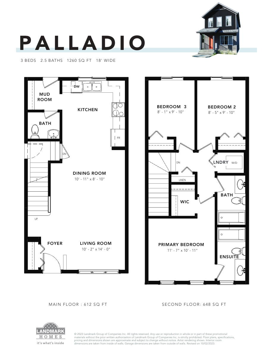 Saxony Glen Palladio Floor Plan, Edmonton AB Livabl