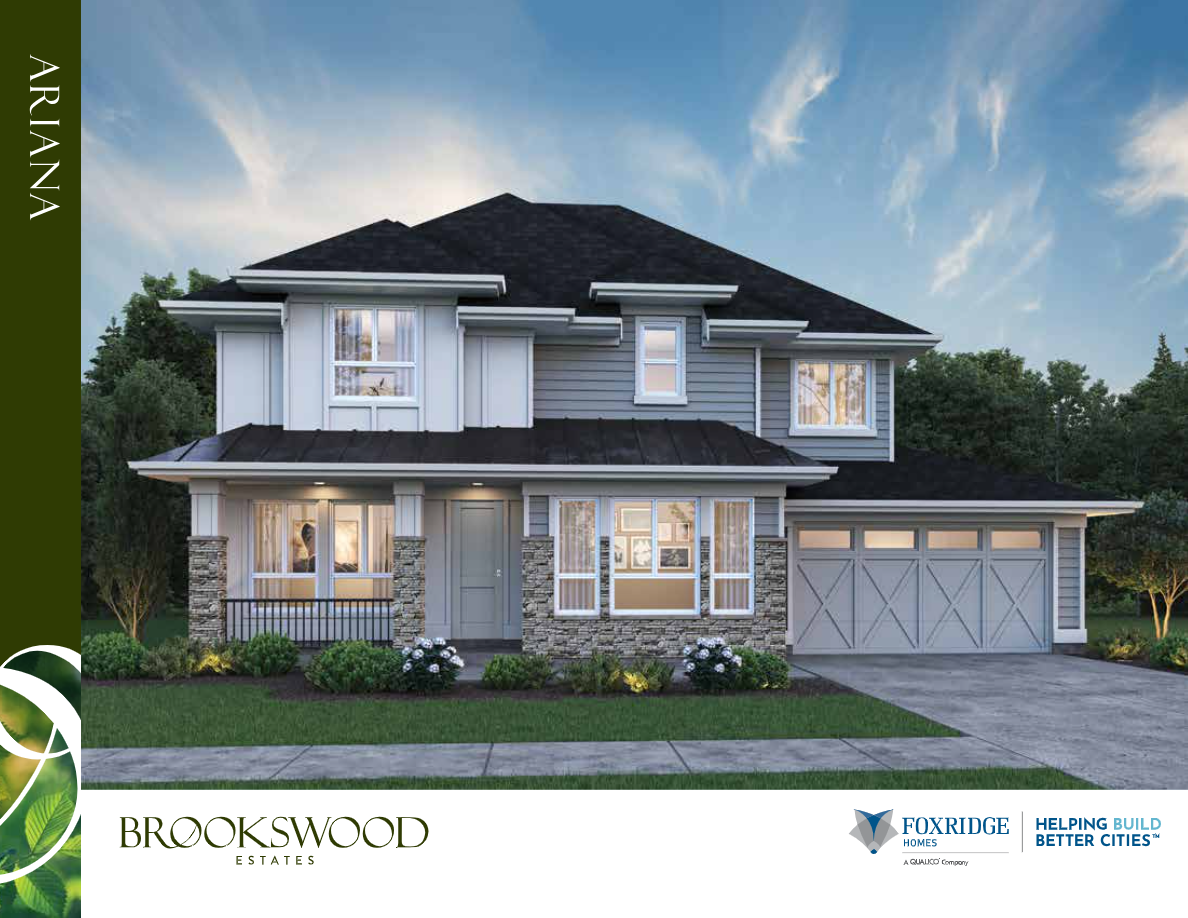 Ariana floor plan at Brookswood Estates in Langley, BC