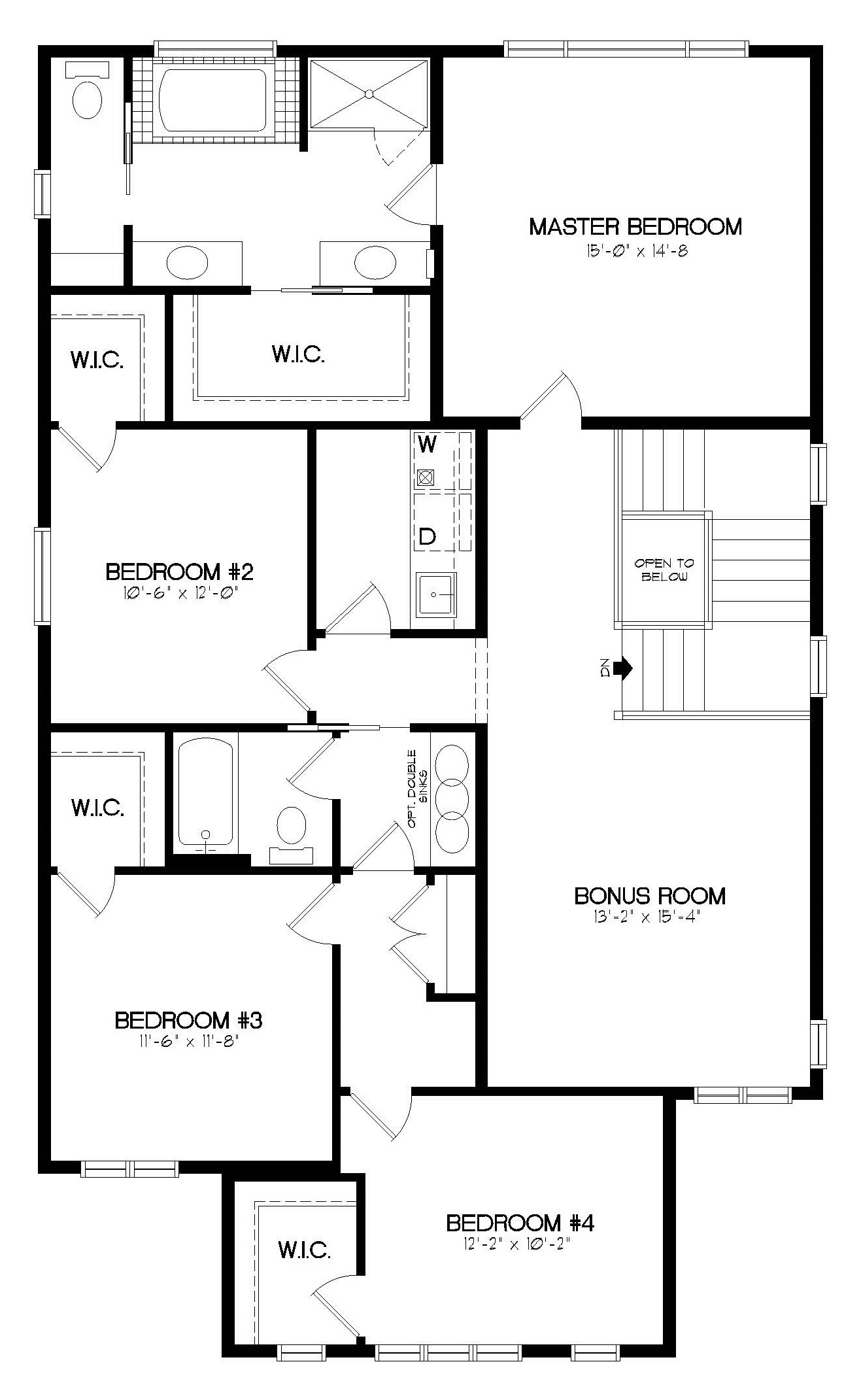 Saffron floor plan at Dawson's Landing in Chestermere, AB