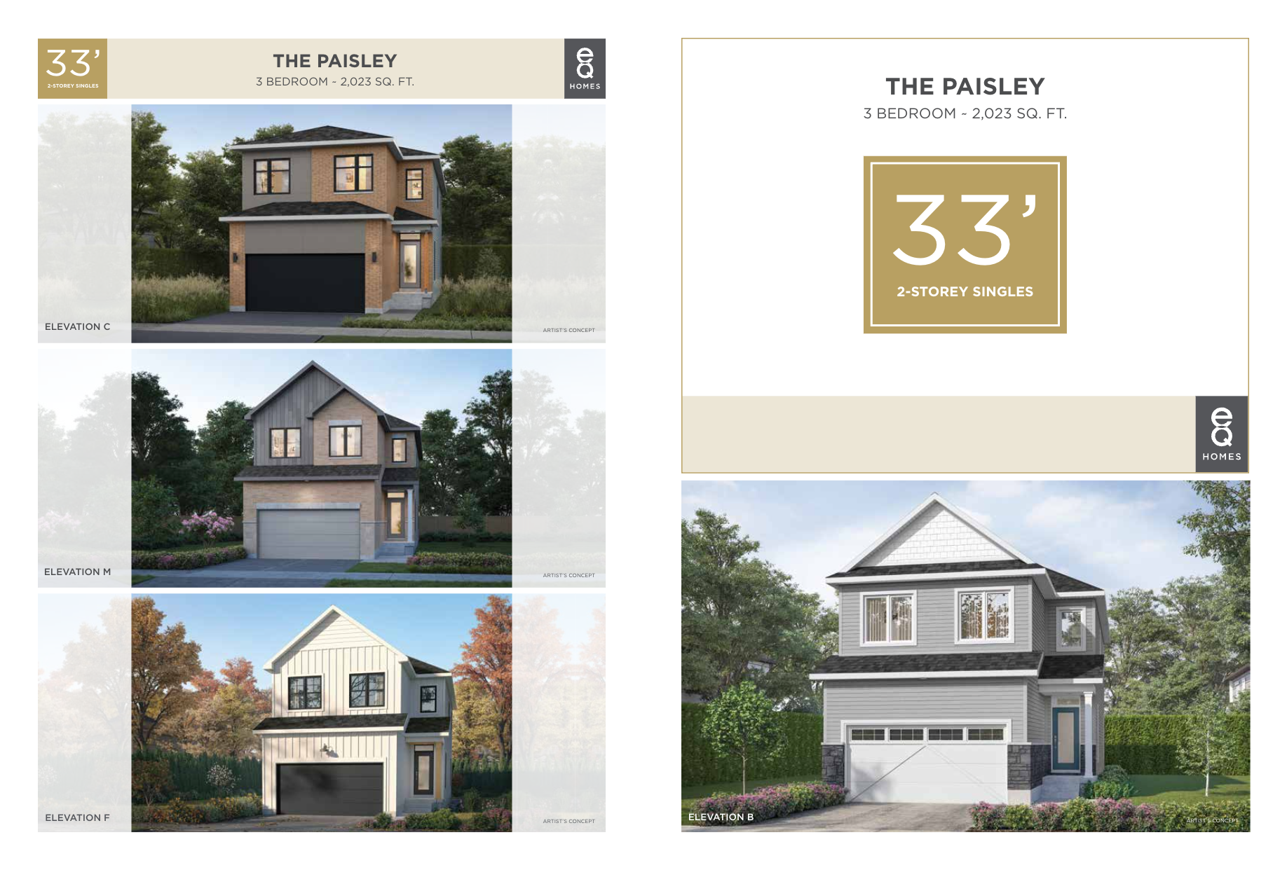 eQuinelle The Paisley Floor Plan, Kemptville ON Livabl