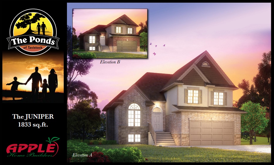 Southbridge Estates Phase 1 THE JUNIPER Elevation B Floor Plan