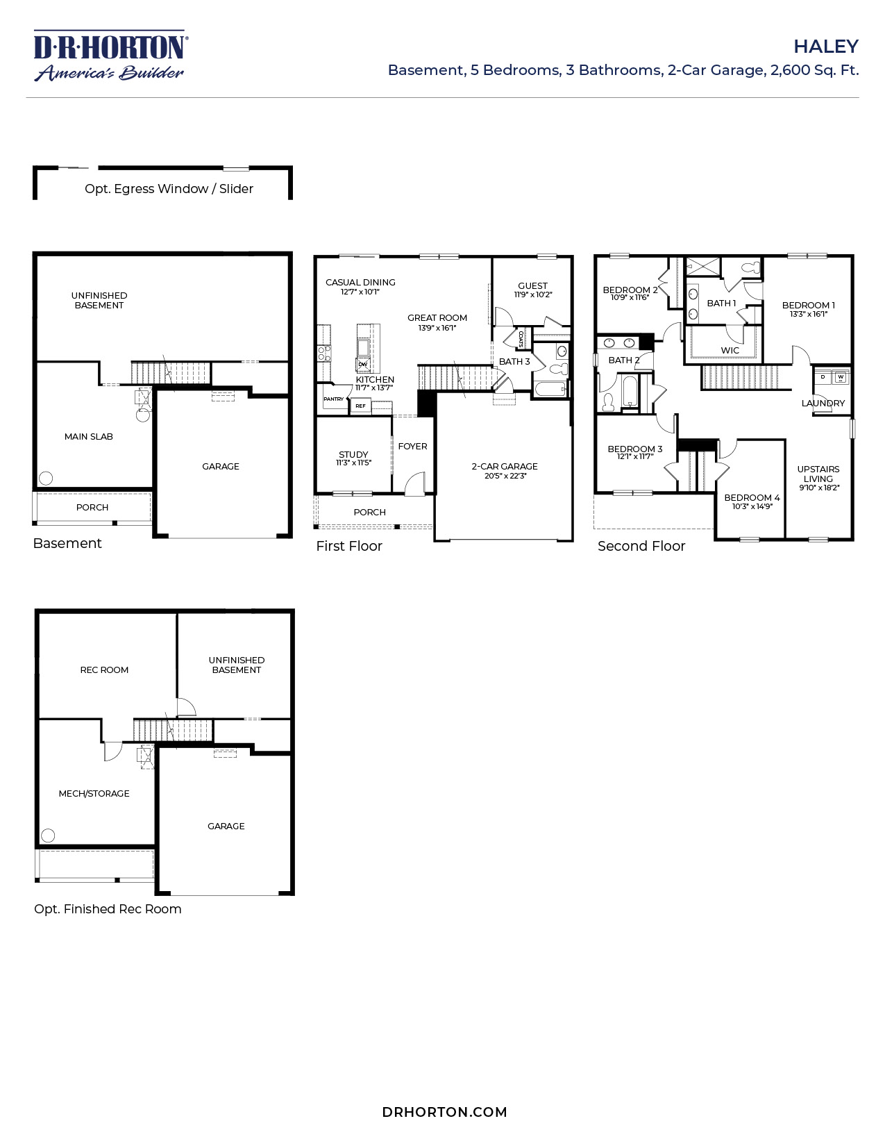 Newbury Highlands Haley Floor Plan, Bridgeville PA Livabl