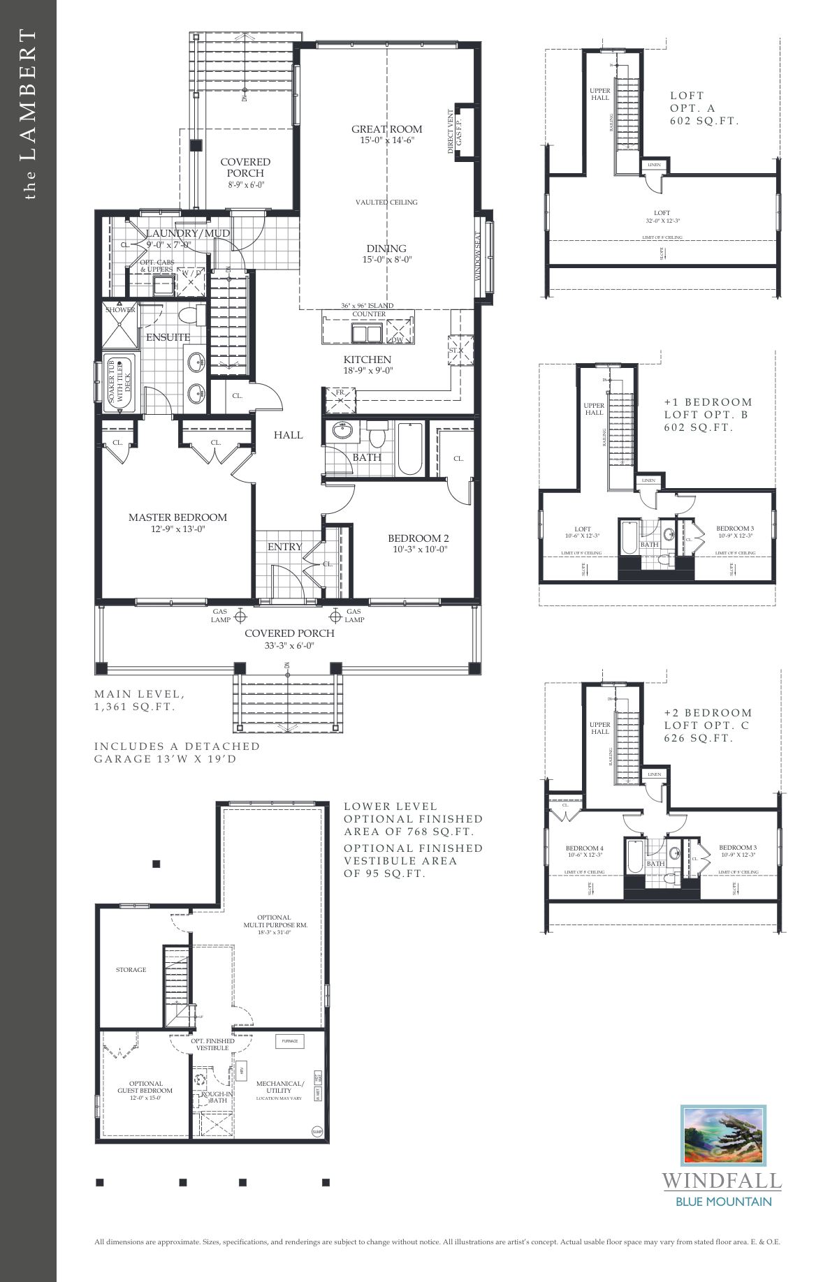 Windfall The Lambert Floor Plans and Pricing