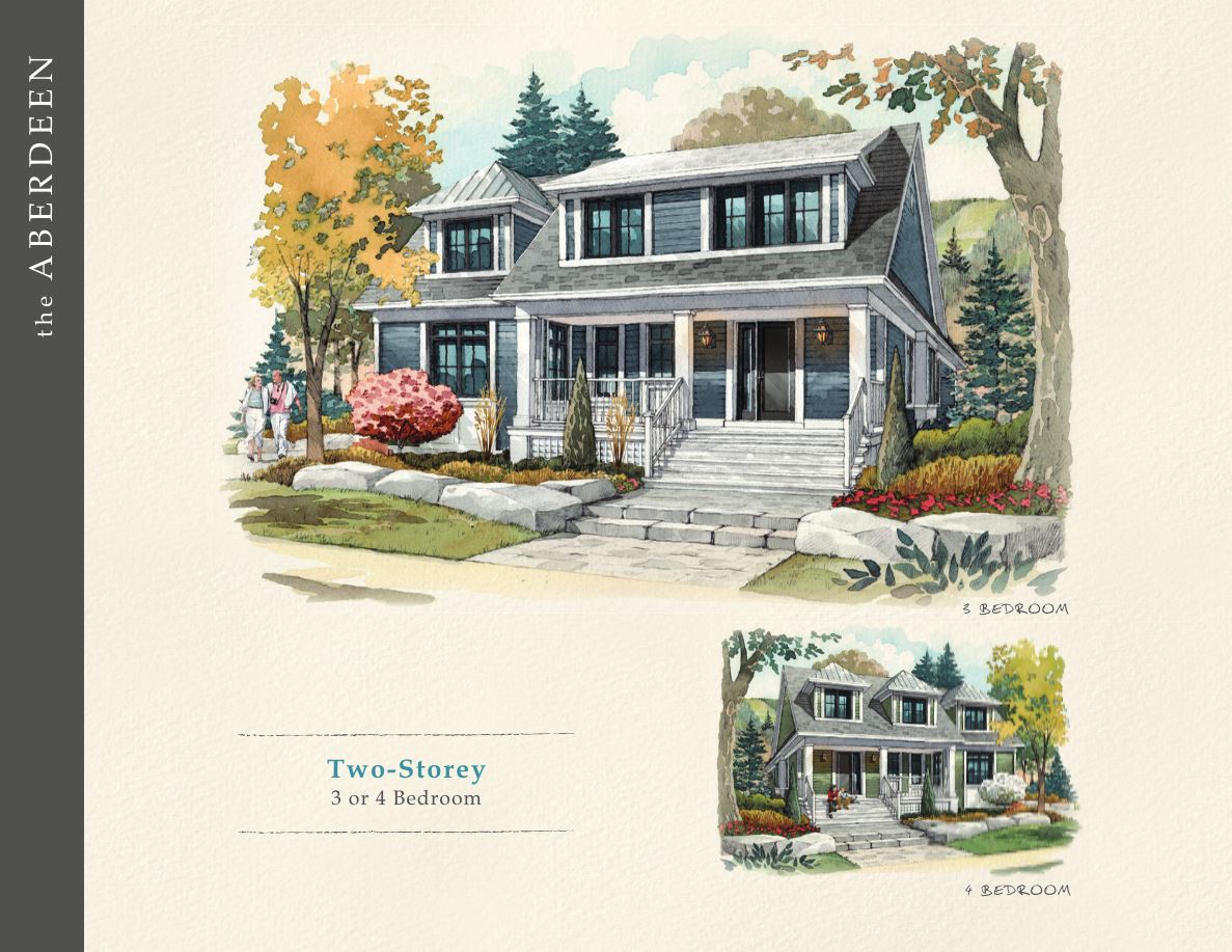 Windfall, Blue Mountain The Aberdeen Floor Plans and Pricing