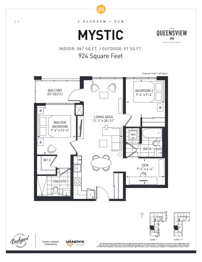 The Queensview at Backyard Condos Mystic Floor Plans and Pricing