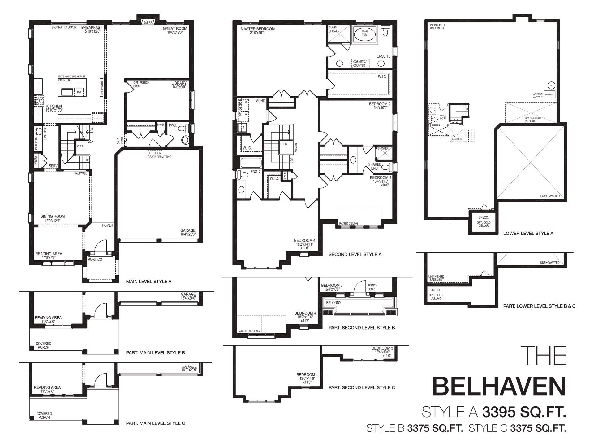 Simcoe Landing The Belhaven Floor Plans and Pricing