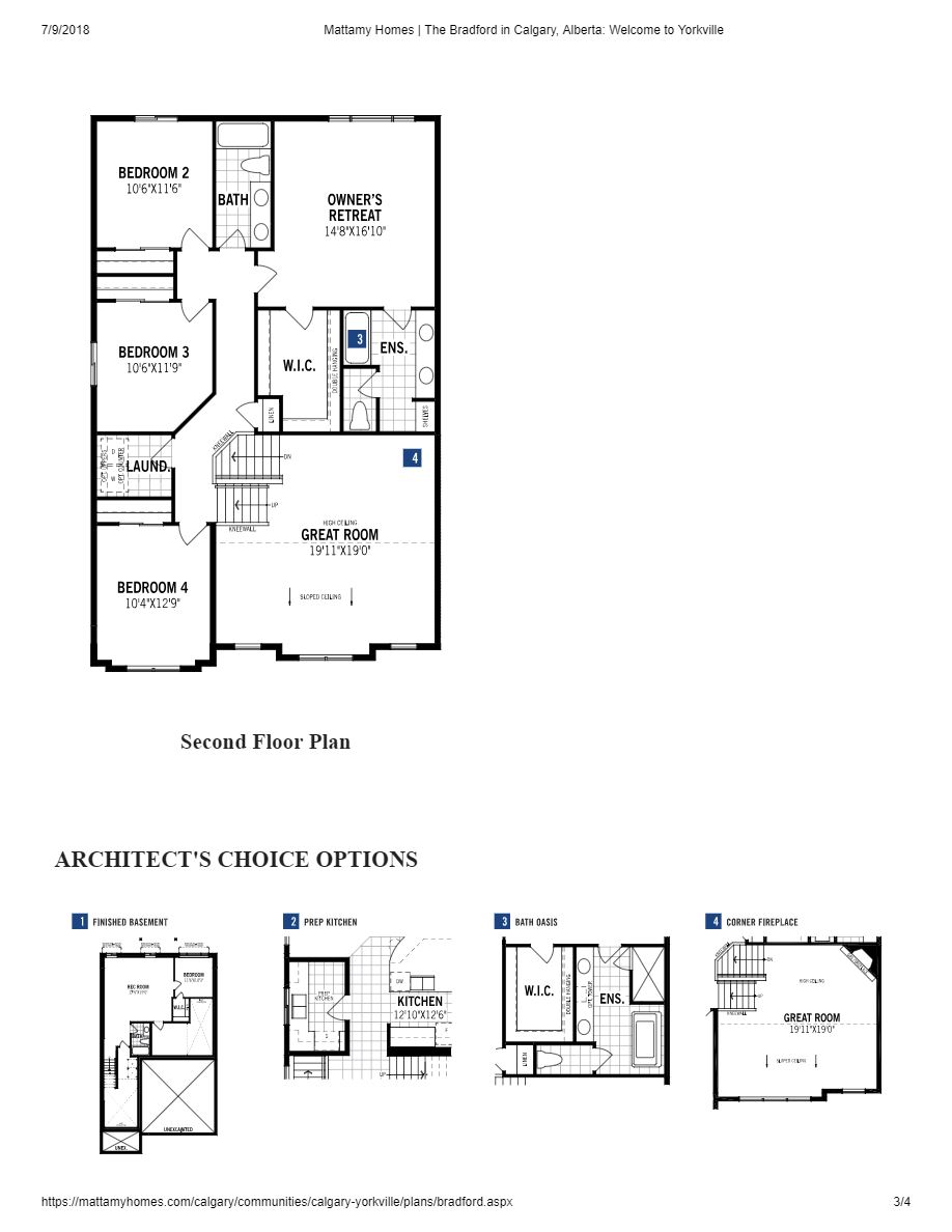 Yorkville Bradford Floor Plans And Pricing