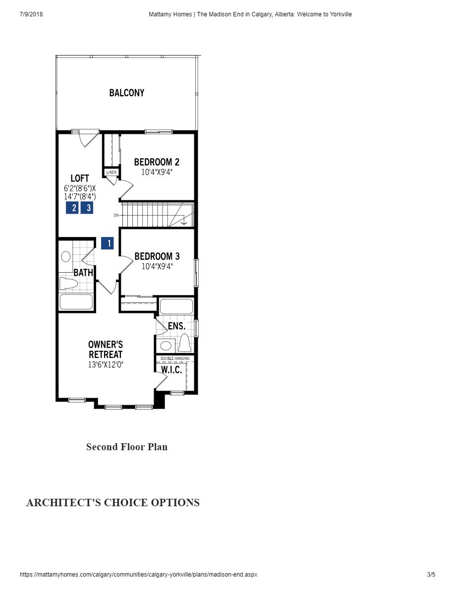 Yorkville by Mattamy Homes Madison End Floor Plans and Pricing